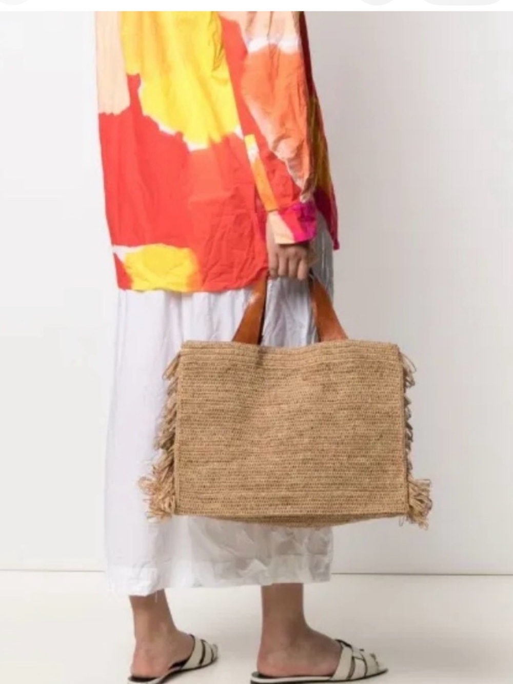 Ibeliv Raffia Tote Bag - Picture 1 of 6